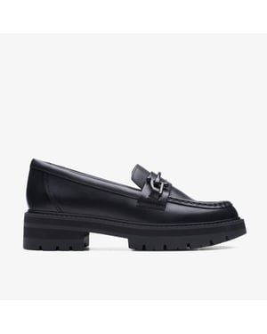 Orianna Bit Zwarte Leren Schoenen