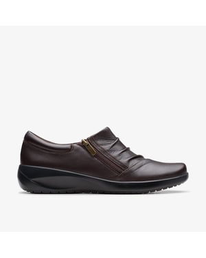 Kaetlyn Mila Chocolade Leren Schoenen