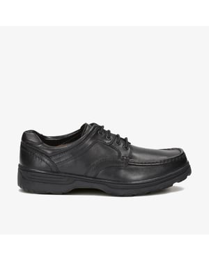 Line Shore Zwarte Leren Schoenen