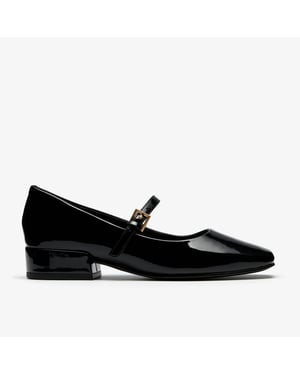Seren30 Gespschoenen Zwart Patoen
