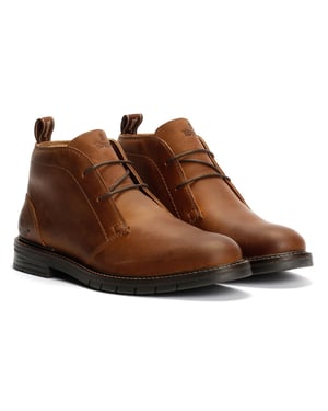 Tower London Armour Chukka Veterschoen Leer Heren Bruine Laarzen