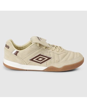 Umbro Speciali TR Suède Crème/Donkerbruin/Witte Sneakers