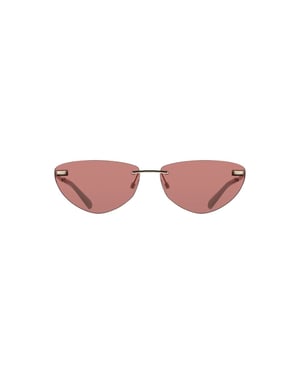 Amandel Zonnebril Rimless Ontwerp