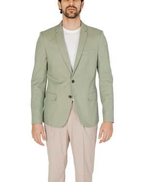 Casual Fit Blazer met Twee Knopen Sluiting