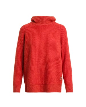 Parajumpers Tory Gebreide Hoodie Comfort Fit Rode Hoodie