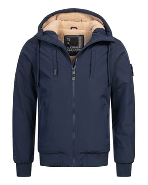 Alessandro Salvarini Heren Winterjas AS-431 – Warm Met Teddyvoering & Capuchon