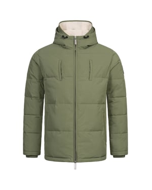 Alessandro Salvarini Heren Winter Gewatteerde Jas AS-457 – 2in1 Met Uitneembare Teddyfleece & Dubbele Capuchon