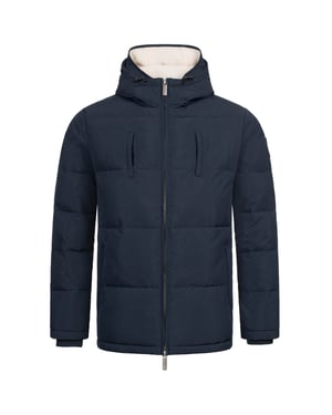Alessandro Salvarini Heren Winter Gewatteerde Jas AS-457 – 2in1 Met Uitneembare Teddyfleece & Dubbele Capuchon