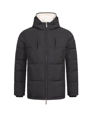 Alessandro Salvarini Heren Winter Gewatteerde Jas AS-457 – 2in1 Met Uitneembare Teddyfleece & Dubbele Capuchon