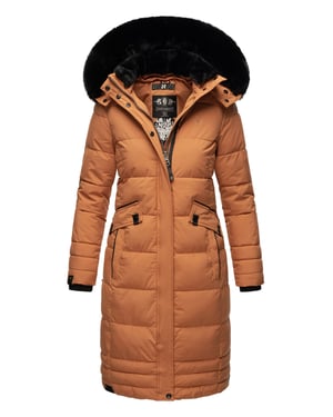 Navahoo Dames Winterjas Fahmiyaa – Lang, Warm & Functioneel met Capuchon