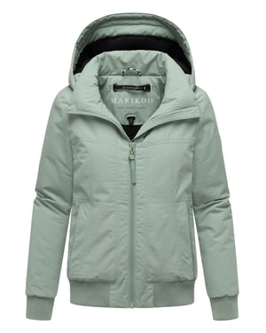 Marikoo dames winterjas Mooni 16 in bomberstijl met capuchon
