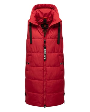 Navahoo dames lange bodywarmer Schnuffelchen – Warm & Stijlvol met Capuchon