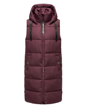 Navahoo dames lange bodywarmer Schnuffelchen – Warm & Stijlvol met Capuchon