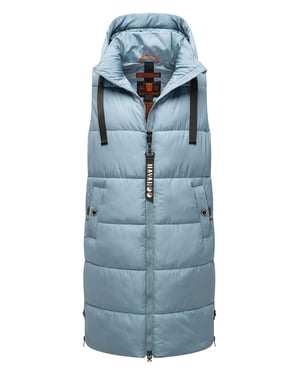 Navahoo dames lange bodywarmer Schnuffelchen – Warm & Stijlvol met Capuchon