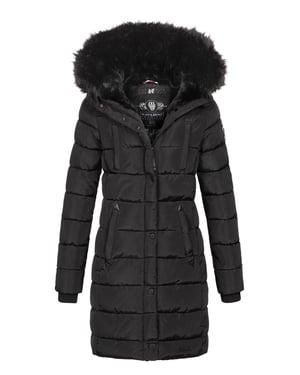 Navahoo dames lange winterjas Lotusblüte Princess – Warm & Elegant
