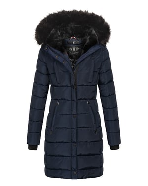 Navahoo dames lange winterjas Lotusblüte Princess – Warm & Elegant