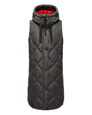Navahoo lange dames bodywarmer Schnuckel – Modern & Met Capuchon
