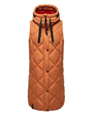 Navahoo lange dames bodywarmer Schnuckel – Modern & Met Capuchon