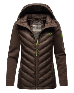 Navahoo Dames Gewatteerde Jas Nimm mich mit – Getailleerd, Stijlvol & Comfortabel met Capuchon