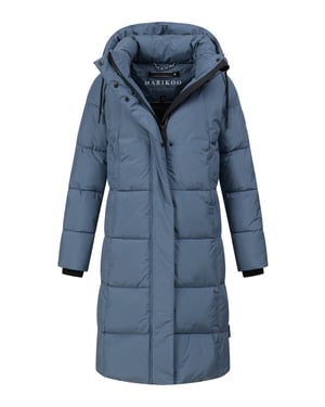 Marikoo dames lange gewatteerde winterjas Tabiaa XVI met capuchon & fleece