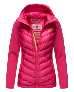 Navahoo Dames Gewatteerde Jas Nimm mich mit – Getailleerd, Stijlvol & Comfortabel met Capuchon
