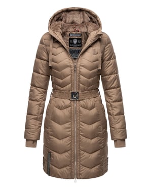 Navahoo Alpenveilchen dames winter gewatteerde jas – Warm, lang & stijlvol