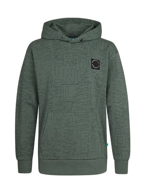 Petrol Industries - Jongens All-over Print Hoodie Blue Ridge - Groen