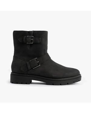 Toms Ionie Moto Dames Enkellaarsjes Zwart