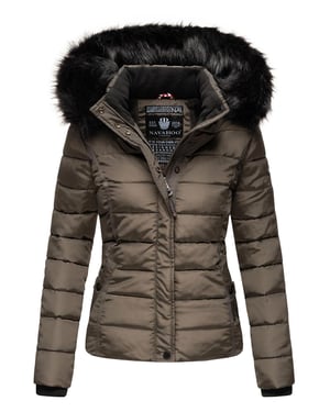 Navahoo Dames Winterjas Miamor – Teddyvoering, Afneembare Capuchon & Bontkraag