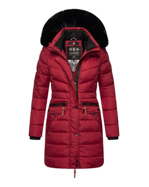 Navahoo Dames Winterjas Paula – Extra Warm, Waterafstotend & Met Afneembare Bontkraag