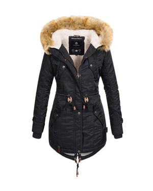 Navahoo Dames Winterjas B399 – Warm, Waterafstotend & Met Afneembare Bontkraag