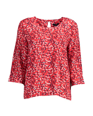 34 Mouw Blouse Abstract Print