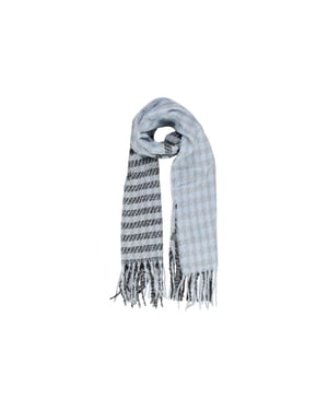 Tweedelige Sjaal Houndstooth Streep