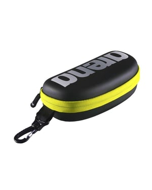 Arena Zwembril Etui (Zwart/Zilver/Fluorescerend Geel)