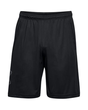 Under Armour Heren-Tech Shorts (Zwart/Licht Grafiet)