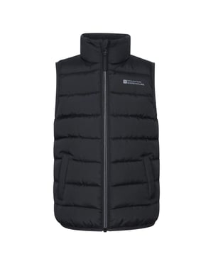 Mountain Warehouse Kinder/Kinder Rocko Gewatteerd Gilet (Zwart)