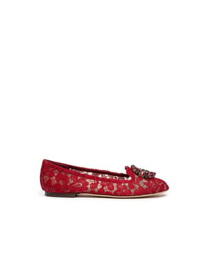 Lace Ballerina's Rode Versierde Ballerina's