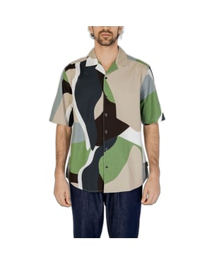 Abstracte Print Korte Mouwen Shirt