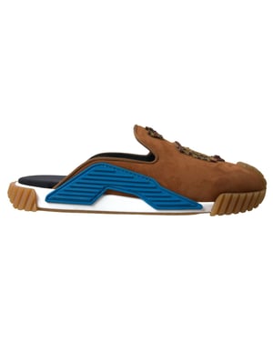 Portofino Versierde Suede Mules