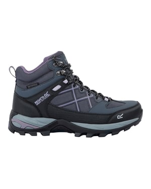 Regatta Dames/Dames Samaris III Wandelschoenen (Seal grijs/paarse salie)
