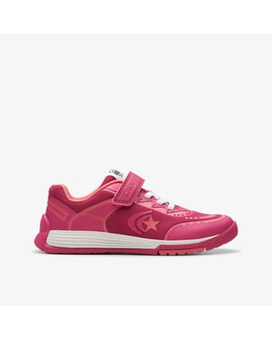 CicaStarFlexK. Roze Combi Syn Trainers