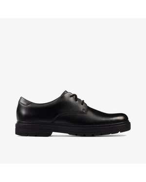 LoxhamDerby Y Zwarte Leren Schoenen