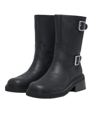 Only Dames/Dames Boter Kuitlaarzen (Zwart)