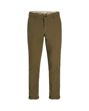 Jack And Jones Heren Slanke chino's (Olijfnacht)