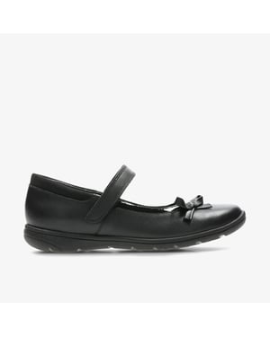 Venture Star Zwarte Leren Schoenen