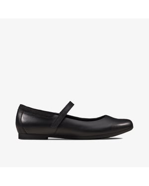 Scala Dawn Y Zwarte Leren Schoenen