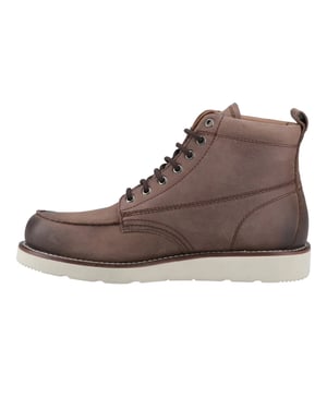 Jack And Jones Heren Toronto Leren Laarzen (Bruine steen)