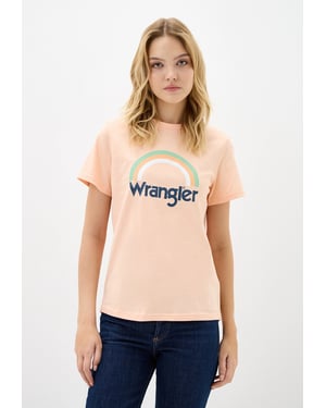 Wrangler - T-shirt - Lichtperzik