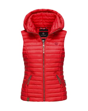 Navahoo Dames Gewatteerde Bodywarmer Shadaa – Lichte Weste met Afneembare Capuchon