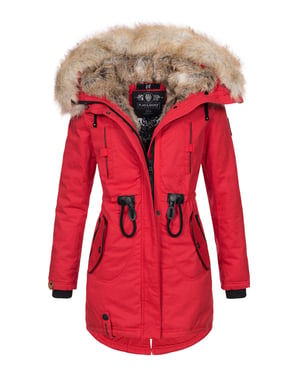 Navahoo Dames Winterjas Bombi – Premium Collectie met Afneembare Bontkraag